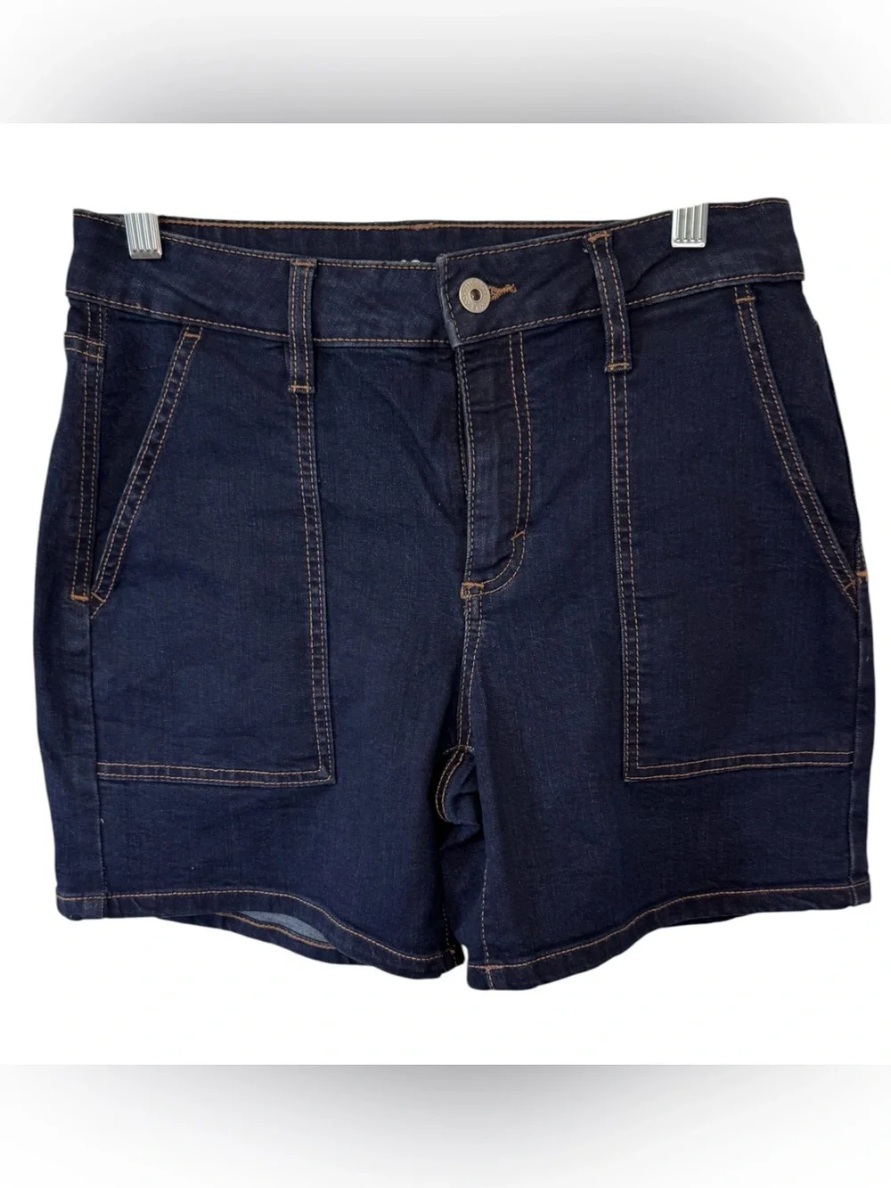 Style & Co Dark Indigo Women’s Denim Shorts Size 6P inseam 5/6 inches